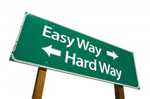 The Eay Way or the Hard Way